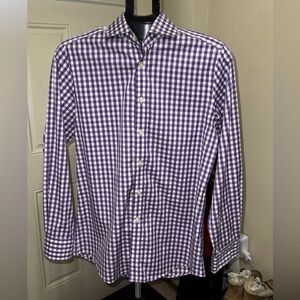 Charles Tyrwhitt I Men’s I Dress Shirt I Gingham I Slim Fit I Non-Iron